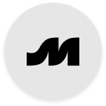 Logo M Miralia in a circle
