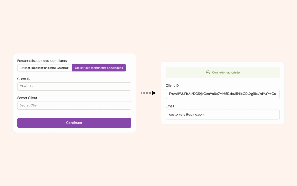 Gmail Integration Step 1