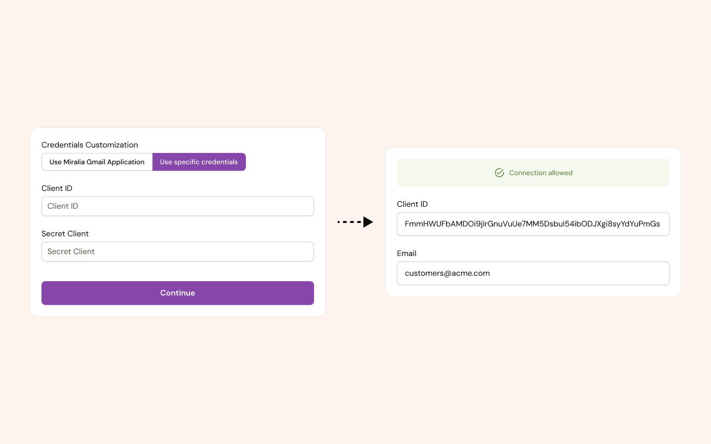 Gmail Integration Step 1