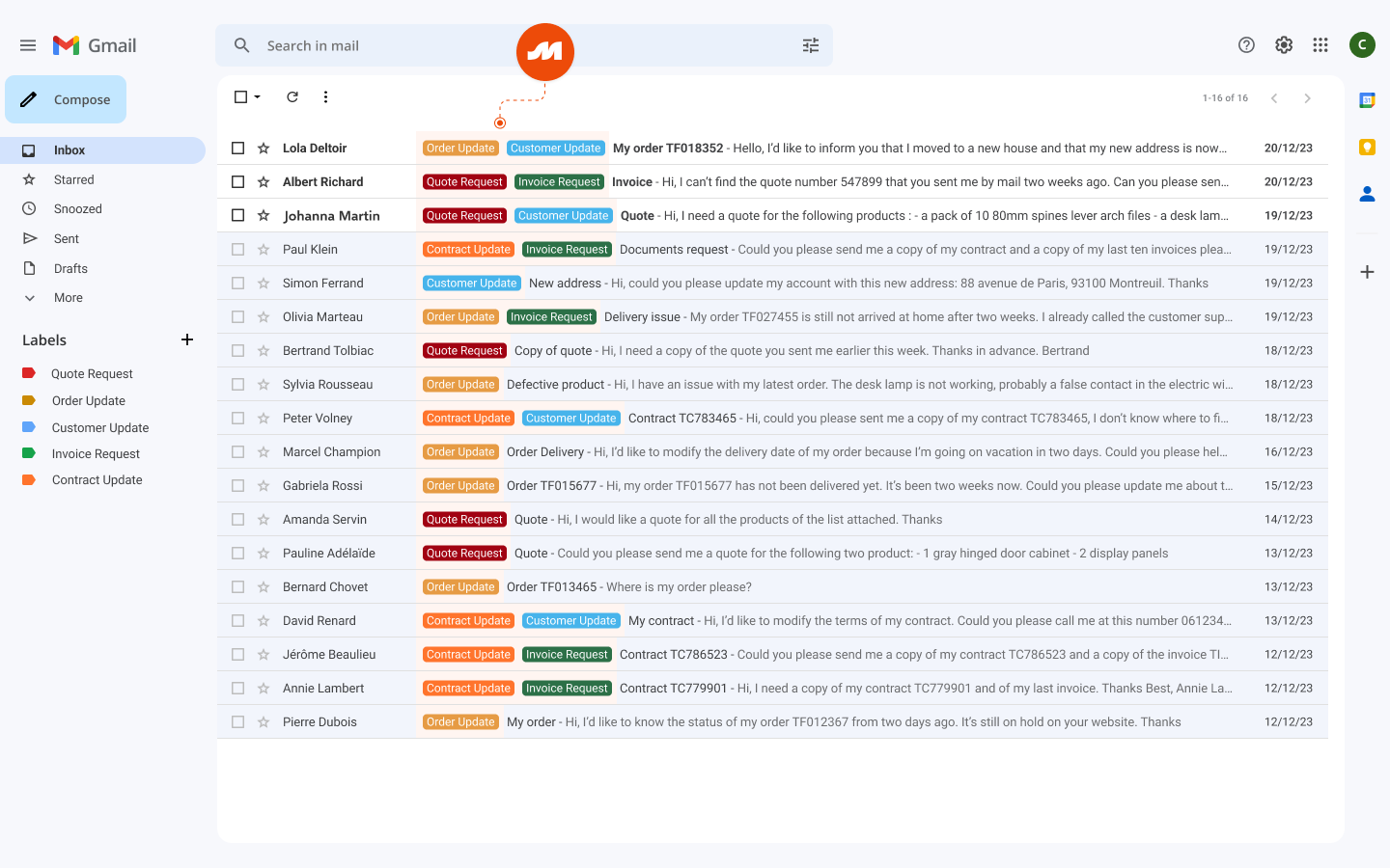 Gmail Integration Step 2