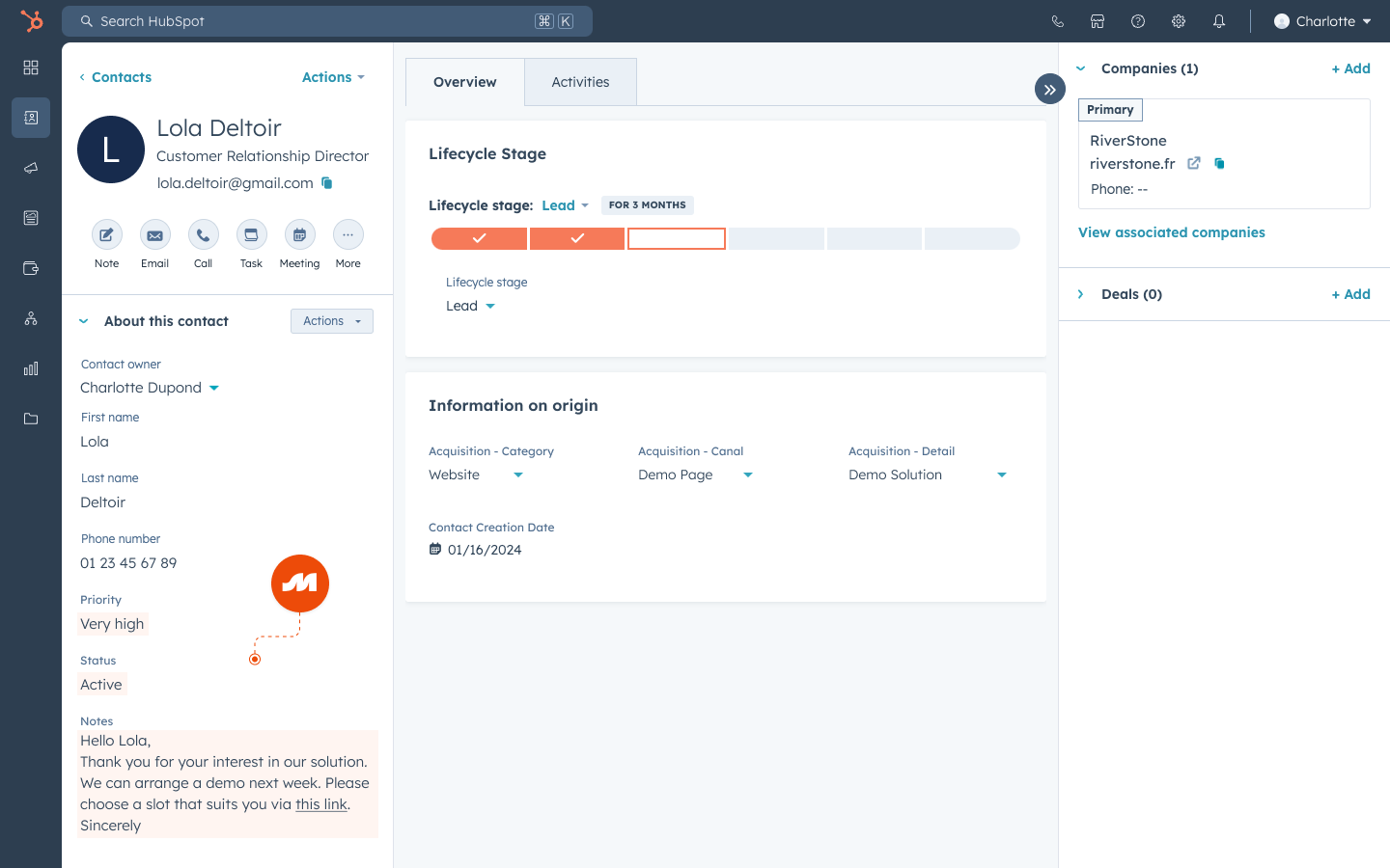HubSpot Integration Step 4