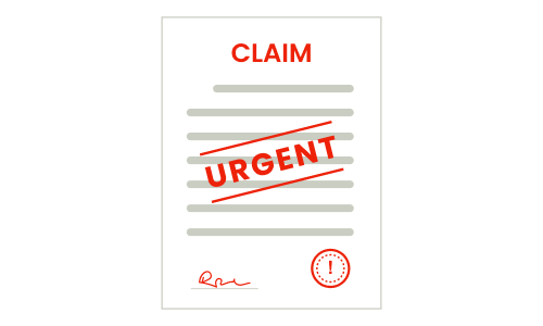 illustration d'une réclamation